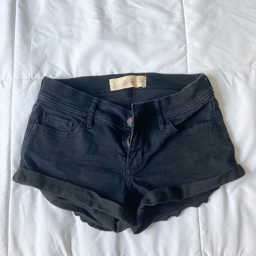Black Jeans Shorts